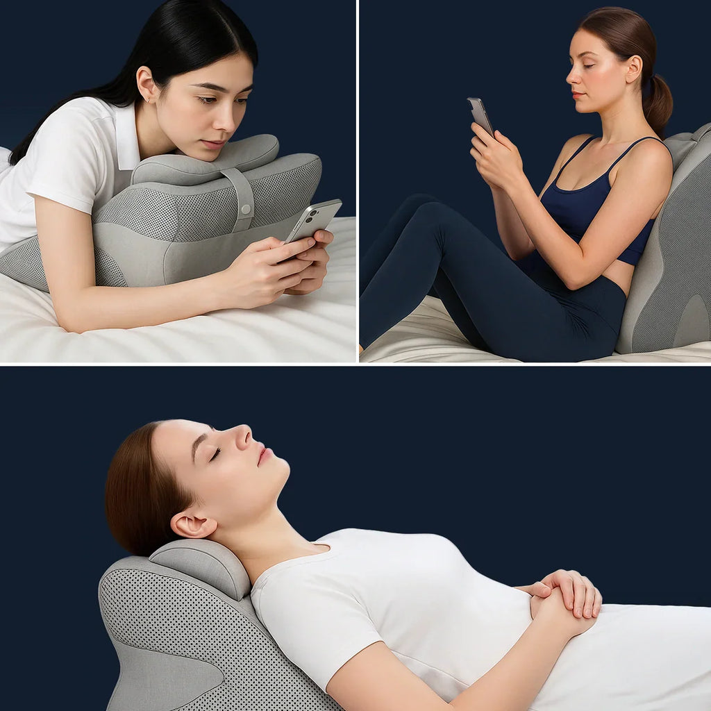 Coussin Ergonomique avec Tête de Lit